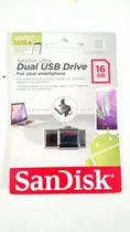 Pendrive Sanddisk Sddd-016g-l46 Ultra Dual Usb Drive 16 Gb