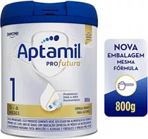 Fórmula Infantil Em Pó Sem Glúten Danone Aptamil Profutura 1 En Lata - Kit De 4 De 800g - 0  A 6 Meses