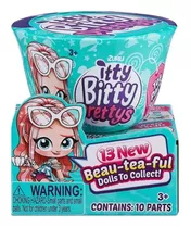 Muñeca Itty Bitty Prettys Taza Te 10 Sorpresas Verde Lelab