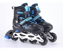 Patins Inline Infantil 4 Rodas Com Led Ajustável