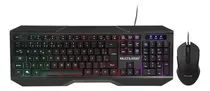 Teclado E Mouse Gamer - Usb - Multilaser - Tc239 (2400 Dpi, 