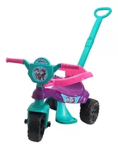 Carrinho Infantil Motoca Triciclo Até 25kg Rosa C/ Empurador