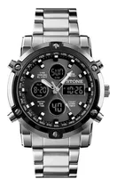 Reloj Stone Anadigi Metal Hombre Fondos Varios Garantia