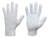 Guantes Blancos De Algodon Y Lycra