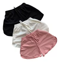 Kit 3 Short Academia Feminino Atacado