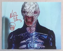 Hellraiser Chatterer Cenobita Foto Assinada Autografado Coa