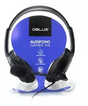 Audífono Dblue Para Consola Dbagm41 Con Micrófono Pc P4 Alám Color Negro
