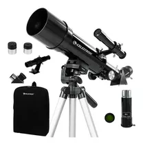 Telescopio Celestron Travel Scope 60 Mm Con Mochila Portátil Color Negro