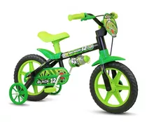 Bicicleta Infantil Aro 12 Nathor Masculina Black 3 A 5 Anos