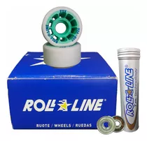 2 Ruedas Roll Line Fox Agarre Patin Artistico + 4 Rulemanes