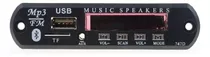 Modulo Mp3, Bluetooth, Fm, Sd,usb, Aux, Bat + Amp3w,