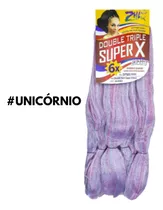 Jumbo Super X 400g Cabelo Sintético Jumbão Tranças Boxbraids Cor #unicórnio