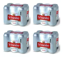 Cerveza Schneider Lata 473ml Rubia Pack X24 Zetta Bebidas