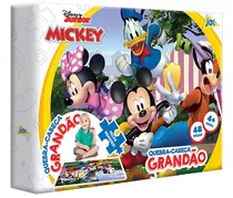 Quebra Cabeça Mickey Mouse 48 Peças Grandão Toyster