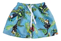  Shorts Playeros Con Suspensor Sire Estampados De Niños