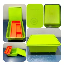 Practi Kit Organizador Tupperware Envase Plástico Verde