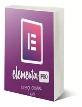 Elementor Pro Original Licença 1 Ano Atualização Automática