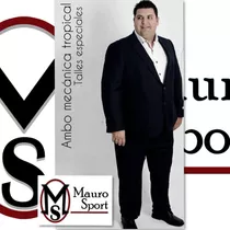 Saco Talles Especiales / Mauro Sport / Color Negro