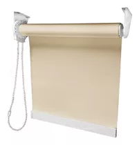 Cortina Roller Palmer Essential De 120cm X 120cm Lisa Color Beige - Unidad Por 1