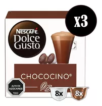 Capsulas Café Chococino Dolce Gusto X3 Cajas De 16u