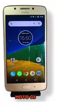 Celular Barato Usado Moto G5 32gb Dourado Nf E Garantia