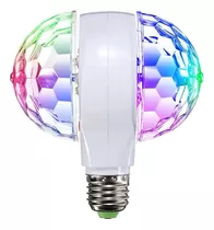 Lampara Giratoria Led Doble De Colores Rgb Rotating Lamp