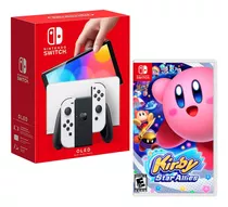 Consola Nintendo Switch Oled Blanco + Kirby Star Allies