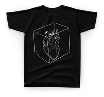 Camiseta Camisa Coração Heart Box Caixa Sentimento - P10