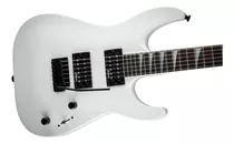 Guitarra Eléctrica Jackson Js Series Js22 Dka Dinky De Álamo Snow White Brillante Con Diapasón De Amaranto