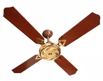 Ventilador De Techo - 95w Motor Reforzado - Oro 