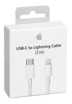 Cable Apple Usb Tipo C A Lightning (2 M) Original 