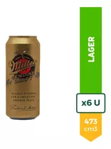 Cerveza Miller Genuine Draft 473 Ml. Lager - Pack X 6 Latas