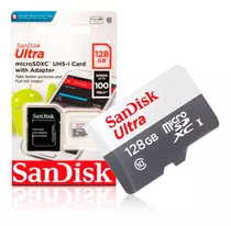 Tarjeta De Memoria Sandisk Sdsquns-128g-gn6ta  Ultra Con Adaptador Sd 128gb