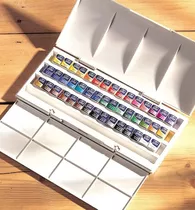 Set Studio 45 Acuarelas Profesionales Cotman Winsor & Newton