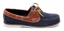 Zapato Náutico Hombre Mocasín Cordones Cuero Vacuno Formal.