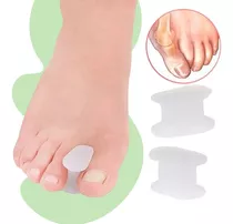 Corrector Separador De Dedos Gel Juanete Silicona 1par F Color Transparente Talla Unitalla