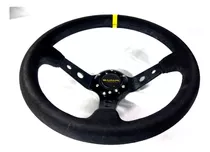 Volante Deportivo Tuning Centro Desplazado Gamuza 35cm V140