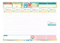 Bloco Planner Planejamento Mensal 29x21cm Mickey Arts 52 Fls