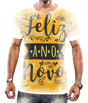 Camisa Camiseta Feliz Ano Novo Happy New Year 2022 Férias 6