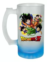 Tarro Cervecero Satinado  Dragon Ball Z  Anime Goku A Elegir