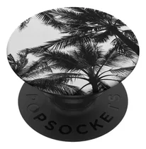 Palm Tree Photography Tropical Island Summer Pop Socket - Ag