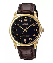 Reloj Casio Hombre Mtp-v001gl Cuero Original 100% Garantía