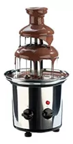 Fuente Cascada De Chocolate Foundue 3 Pisos 170 W Color Acero Inoxidable