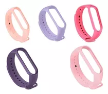 Kit 7 Pulseiras Para Miband 5 E Amazfit Band 5 + 2 Película Cor Sortidas (todas A Sua Escolha) Largura 15 Mm