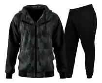 Conjunto De Moletom Calça + Blusa De Frio Kit Masculino