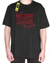 Remera Not Today Satan - Kb - Hoy No Satanás - Unisex