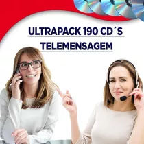 Pack 190 Cd´s Telemensagens Envio Via Email Frete Grátis