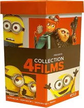 Mi Villano Favorito 1 2 3 + Minions Box 4 Peliculas Blu-ray