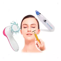 Limpiador Y Masajeador Facial + Cepillo Exfoliante - Otec