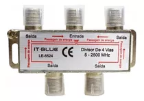 Divisor De Sinal Antena Tv E Parbolica 1x4 5~2400 Mhz Alta